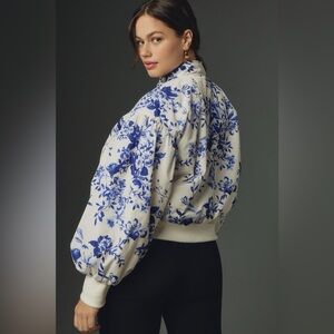 Cropped Bomber Jacket By Anthropologie